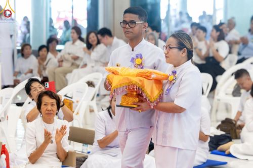 ภาพ No.148665:พิธีบุพเปตพลี, พิธีทอดผ้าป่า, พิธีไถ่ชีวิตโค 80 ตัว ให้ชีวิตสัตว์เป็นทาน ณ ศูนย์ปฎิบัติธรรมภาคใต้ อ.บางกล่ำ จ.สงขลา วันเสาร์ที่ 10 สิงหาคม พ.ศ. 2567