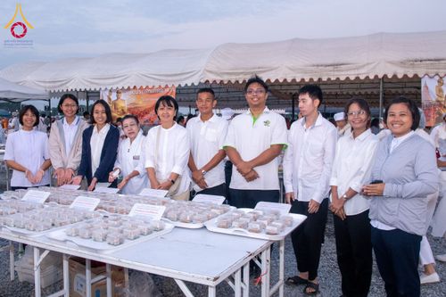 ภาพ No.119043:พิธีถวายภัตตาหารเป็นสังฆทาน แด่คณะพระธรรมยาตรา วันที่ 27 มกราคม พ.ศ. 2567 ณ อนุสรณ์สถานบางปลา จ.นครปฐม