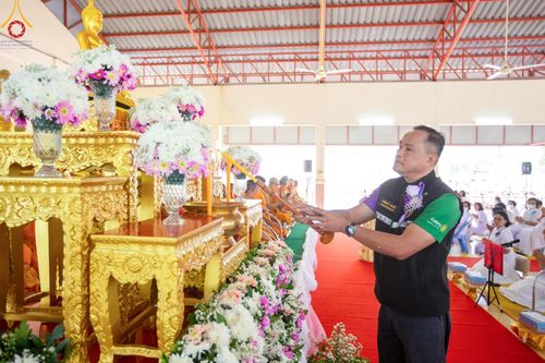 ภาพ No.117648:พิธีทอดผ้าป่าทำนุบำรุงศาสนสถาน ณ วัดบางเลน ต.บางเลน อ.บางเลน จ.นครปฐม วันที่ 23 มกราคม พ.ศ. 2567