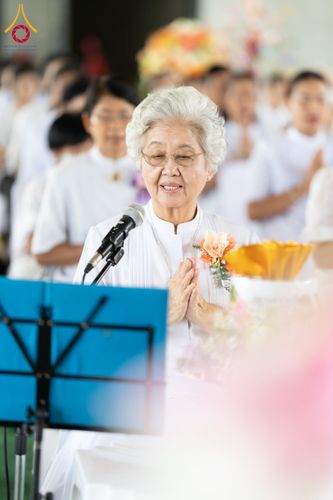 ภาพ No.157192:พิธีทอดผ้าป่าติดตั้งอิฐมวลเบาและฝ้าเพดาน ณ ศูนย์ปฏิบัติธรรมน้ำใสใจสว่าง บางกอกน้อย กรุงเทพมหานคร วันเสาร์ที่ 14 กันยายน พ.ศ. 2567