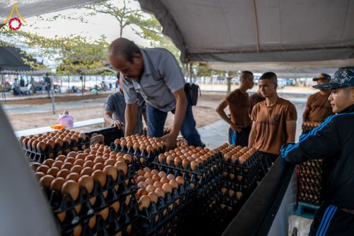 ภาพ No.129226:พิธีถวายภัตตาหารเป็นสังฆทาน แด่คณะพระธรรมยาตราฯ ในโครงการธรรมยาตราอัญเชิญพระบรมสารีริกธาตุ  ประดิษฐาน ณ มหารัตนเจดีย์สิริปทุมสวรรค์ อ.บางกล่ำ จ.สงขลา วันที่ 11 มีนาคม พ.ศ. 2567