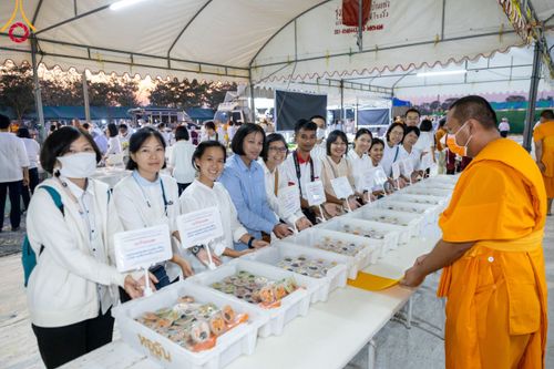 ภาพ No.116477:พิธีถวายภัตตาหารเป็นสังฆทาน แด่คณะพระธรรมยาตรา ปีที่ 12 วันที่ 22 มกราคม พ.ศ. 2567 ณ อนุสรณ์สถานบางนางแท่น จ.นครปฐม