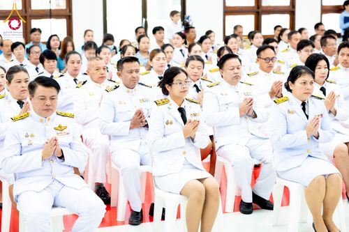 ภาพ No.237615:พิธีเจริญพระพุทธมนต์ ปฏิบัติธรรมเจริญสมาธิภาวนา และทำบุญตักบาตร ถวายพระราชกุศล เนื่องในโอกาสวันเฉลิมพระชนมพรรษา สมเด็จพระนางเจ้าสิริกิติ์ พระบรมราชินีนาถ พระบรมราชชนนีพันปีหลวง วันอังคารที่ 12 สิงหาคม พ.ศ. 2568  ณ อาคารปลูกศรัทธา 2 วัดพระธรรมกาย 