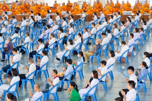 ภาพ No.213463:วันเสาร์ที่ 29 มีนาคม พ.ศ. 2568 พิธีถวายภัตตาหารเมนูสวรรค์ "เพื่อการบรรลุธรรม" ณ หอฉันคุณยายอาจารย์ฯ วัดพระธรรมกาย