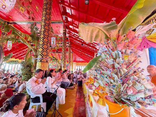 ภาพ No.250164:วันพุธที่ 8 ตุลาคม พ.ศ. 2568 พิธีทอดกฐินสามัคคีทั่วไทย 30,000 วัด โดยคณะศิษยานุศิษย์ บูชาธรรม 81 ปี หลวงพ่อธัมมชโย ณ วัดดอนไก่ดี อ.กระทุ่มแบน จ.สมุทรสาคร