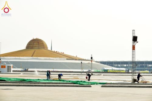 ภาพ No.213349:วันที่ 11-28 มีนาคม พ.ศ. 2568 เจ้าหน้าที่ และอาสาสมัคร เตรียมงานบุญวันคุ้มครองโลก ณ วัดพระธรรมกาย