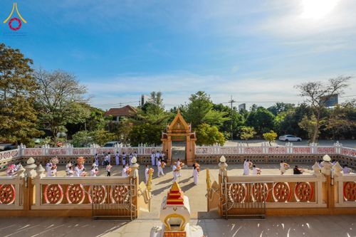 ภาพ No.196560:พิธีทอดผ้าป่าทำนุบำรุงศาสนสถาน ณ วัดไทยเจริญ ตำบลบางขุนกอง อำเภอบางกรวย จังหวัดนนทบุรี  ในโครงการธรรมยาตรา กตัญญูบูชา มหาปูชนียาจารย์ พระมงคลเทพมุนี(สด จนฺทสโร) พระผู้ปราบมาร อนุสรณ์สถาน 7 แห่ง ปีที่ 13 วันที่ 17 มกราคม พ.ศ. 2568