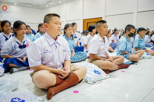 ภาพ No.105091:วันรวมพลังเด็กดี V-star ผู้นำฟื้นฟูศีลธรรมโลก จังหวัดภูเก็ต วันที่ 19 ธันวาคม พ.ศ. 2566 ณ โรงเรียนเมืองถลาง จ.ภูเก็ต