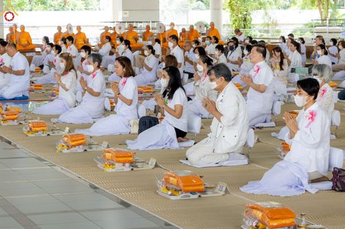 ภาพ No.86700:พิธีบุพเปตพลี  ครั้งที่ 139 ร่วมอุทิศบุญแด่หมู่ญาติที่ล่วงลับไปแล้ว และสืบทอดอายุพระพุทธศาสนา วันพฤหัสบดีที่ 31 สิงหาคม พ.ศ.2566 วันพระขึ้น 15 ค่ำ เดือน 9 ณ หอฉันคุณยายอาจารย์ฯ วัดพระธรรมกาย