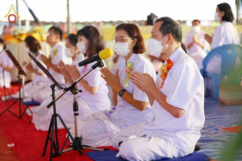 ภาพ No.76169:พิธีกลั่นแผ่นดินสร้างมหาเจดีย์ปัตตานี , พิธีตักบาตรแด่พระภิกษุสงฆ์ 159 รูป ,  พิธีทอดผ้าป่า , พิธีโปรยรัตนชาติ ,  พิธีจุดประทีปถวายเป็นพุทธบูชา ณ ศูนย์อบรมเยาวชนปัตตานี จ.ปัตตานี วันอาทิตย์ที่ 5 กุมภาพันธ์ พ.ศ.2566