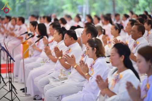 ภาพ No.131488:พิธีทอดผ้าป่ายกค้ำฟ้ามหามงคล อาคาร 80 ปี หลวงพ่อธัมมชโย ณ ศูนย์ปฏิบัติธรรมวิหารแดง ต.เจริญธรรม อ.วิหารแดง จ.สระบุรี วันที่ 17 มีนาคม พ.ศ. 2567