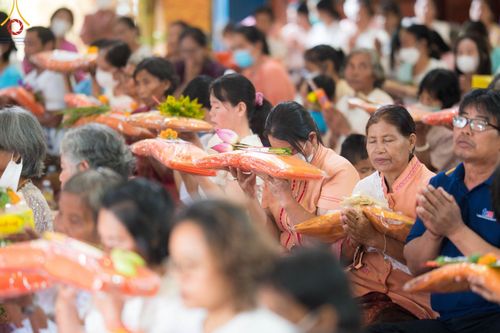 ภาพ No.98954:พิธีทอดกฐินสามัคคีทั่วไทย 5,000 วัด  ณ วัดกันทรอมอุดม อ.ขุนหาญ จ.ศรีสะเกษ วันที่ 26 พฤศจิกายน พ.ศ. 2566