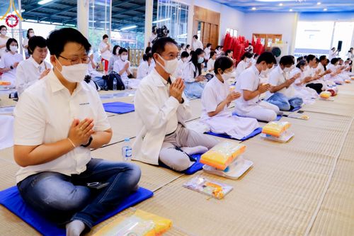 ภาพ No.114456:พิธีถวายภัตตาหารเป็นสังฆทาน แด่คณะพระธรรมยาตรา ปีที่ 12 วันที่ 18 มกราคม พ.ศ. 2567 ณ วัดโบสถ์(บน) บางคูเวียง จ.นนทบุรี