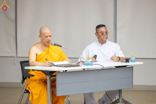 ภาพ No.63400:การสัมมนา World Peace Inner Peace : Lord Buddha 's Social Doctrine to resolve Global Issues ณ อาคาร 100 ปี คุณยายอาจารย์ฯ วัดพระธรรมกาย วันพฤหัสบดี ที่ 25 เมษายน พ.ศ. 2567