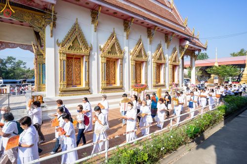 ภาพ No.114641:พิธีทอดผ้าป่าทำนุบำรุงศาสนสถาน ณ วัดสิงห์ ต.บางคูเวียง อ.บางกรวย จ.นนทบุรี วันที่ 18 มกราคม พ.ศ. 2567