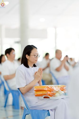 ภาพ No.226888:วันเสาร์ที่ 31 พฤษภาคม พ.ศ. 2568 พิธีถวายภัตตาหารเมนูสวรรค์ "เพื่อการบรรลุธรรม" ณ หอฉันคุณยายอาจารย์ วัดพระธรรมกาย
