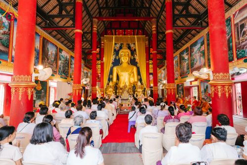 ภาพ No.169269:พิธีทอดกฐิน ณ วัดพุทธนิมิตร จ.เชียงใหม่ ในโครงการกฐินสามัคคีทั่วไทย 30,000 วัด บูชาธรรม 80 ปี หลวงพ่อธัมมชโย โดยคณะศิษยานุศิษย์วัดพระธรรมกาย วันที่ 24 ตุลาคม พ.ศ. 2567