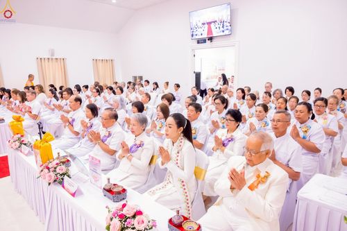 ภาพ No.234576:วันอาทิตย์ที่ 20 กรกฎาคม  พ.ศ.2568 พิธีทอดผ้าป่าภาคพื้นอเมริกา พิธีเจริญพระพุทธมนต์ ฉลองอาคารแก้วธรรมชัยรัตนอนันต์ วัดพระธรรมกายเทนเนสซี ประเทศสหรัฐอเมริกา