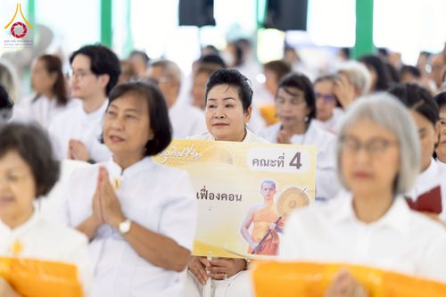 ภาพ No.223716:วันอาทิตย์ที่ 11 พฤษภาคม พ.ศ. 2568 พิธีอุปสมบทสามเณรเปรียญธรรมอุปสมบทอุทิศชีวิต 9 รูป อุบาสก 1 ท่าน ณ อุโบสถพระไตรปิฏกวัดพระธรรมกาย