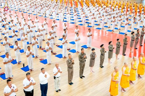 ภาพ No.349078:วันที่ 16 กันยายน พ.ศ. 2569 พิธีเปิดบรรพชาและปฏิบัติธรรม นสต. รุ่นที่ 16 ศูนย์ฝึกอบรมตำรวจภูธรภาค 1 ณ สภาธรรมกายสากล วัดพระธรรมกาย