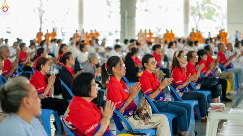 ภาพ No.321133:วันที่ 10 เมษายน พ.ศ.2569 โครงการส่งเสริมและสนับสนุนการเรียนรู้สำหรับผู้สูงอายุ ประจำปีงบประมาณ พ.ศ.2569 จัดโดย ฝ่ายสังคมสงเคราะห์ กองสวัสดิการสังคม องค์การบริหารตำบลคลองสาม จ.ปทุมธานี ณ วัดพระธรรมกาย