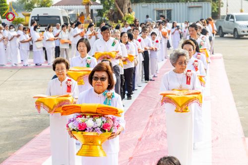 ภาพ No.300804:วันที่ 22 มกราคม พ.ศ. 2569 พิธีทอดผ้าป่าทำนุบำรุงศาสนสถาน ณ วัดบางปลา อ.บางเลน จ.นครปฐม ในโครงการธรรมยาตรา กตัญญูบูชา มหาปูชนียาจารย์ พระมงคลเทพมุนี(สด จนฺทสโร) พระผู้ปราบมาร อนุสรณ์สถาน 7 แห่ง ปีที่ 14