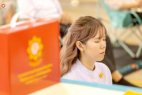 ภาพ No.236098:วันที่ 3 สิงหาคม พ.ศ. 2568 พิธีบูชาข้าวพระ ณ สภาธรรมกายสากล วัดพระธรรมกาย