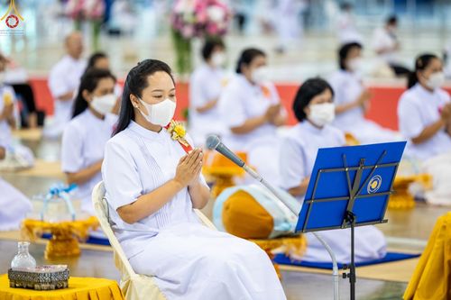 ภาพ No.88176:พิธีมุทิตาสักการะ เปรียญธรรม 9,6,3 และบาลีศึกษา 6,3  พิธีมอบดวงแก้วสามเณรทรงบาลีไวยากรณ์ วันอาทิตย์ 17 กันยายน พ.ศ. 2566 ณ สภาธรรมกายสากล วัดพระธรรมกาย