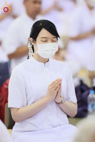 ภาพ No.126661:พิธีบูชาข้าวพระ ในวันอาทิตย์ต้นเดือนที่ 3 มีนาคม พ.ศ. 2567 ณ วัดพระธรรมกาย จ.ปทุมธานี