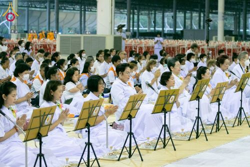 ภาพ No.121601:พิธีถวายภัตตาหารเป็นสังฆทาน แด่คณะพระธรรมยาตรา ปีที่ 12 วันที่ 31 มกราคม พ.ศ. 2567 ณ สภาธรรมกายสากล วัดพระธรรมกาย