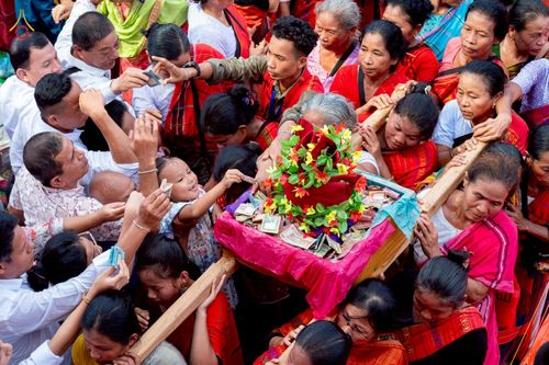 ภาพ No.257544:วันที่ 17 ตุลาคม พ.ศ. 2568 พิธีทอดกฐินสมทบวัดกัลยาณมิตรต่างประเทศ  บูชาธรรม 81 ปี หลวงพ่อธัมมชโย ณ ศูนย์ปฏิบัติธรรมไมตรีปูร์ เมืองคาร์การชารี ประเทศบังกลาเทศ 