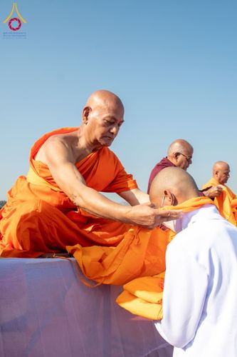 ภาพ No.130503:พิธีบรรพชาธรรมทายาท ในโครงการบรรพชา 1,250 รูป ณ แดนประสูติ สวนลุมพินี ประเทศเนปาล วันที่ 9 มีนาคม พ.ศ. 2567