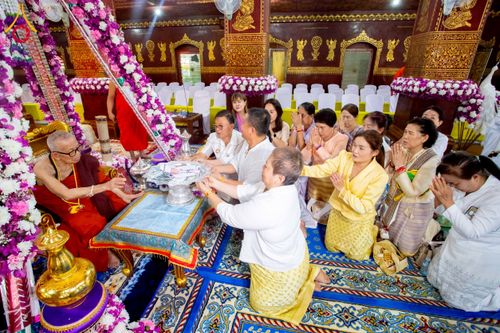 ภาพ No.224424:วันที่ 8 พฤษภาคม พ.ศ. 2568 พิธีถวายมหาสังฆทาน 101 วัด  บูชาธรรมอายุวัฒนมงคล 100 ปี สมเด็จอาชญาธรรมพระเจ้า สมเด็จพระสังฆราชแห่งคณะสงฆ์ไทยเขิน นครเชียงตุง ในนามพระครูบาไชยบูลย์ ธัมมชโย ณ วัดราชฐานหลวงเชียงยืน รัฐฉาน สาธารณรัฐแห่งสหภาพเมียนมา