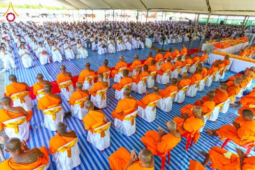 ภาพ No.211560:วันอาทิตย์ที่ 16 มีนาคม พ.ศ. 2568 พิธีทอดผ้าป่าฉลองปทุมเจดีย์ ณ ศูนย์อบรมเยาวชนปัตตานี
