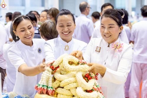 ภาพ No.243774:วันอาทิตย์ที่ 7 กันยายน พ.ศ. 2568 พิธีบูชาครูผู้ค้นพบวิชชาธรรมกาย , พิธีบูชาข้าวพระ ณ สภาธรรมกายสากล วัดพระธรรมกาย