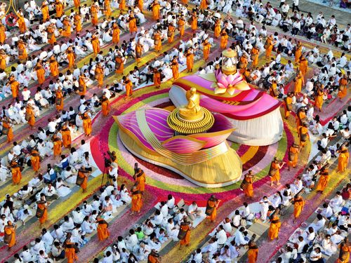 ภาพ No.113275:พิธีต้อนรับพระธรรมยาตรา ปีที่ 12 วันที่ 15 มกราคม พ.ศ. 2567 ณ วัดโบสถ์บน จ.นนทบุรี