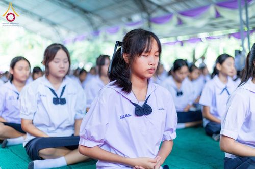 ภาพ No.183891:วันรวมพลังเด็กดี V-Star ผู้นำฟื้นฟูศีลธรรมโลก ครั้งที่ 17 ประจำปี 2567 จังหวัดราชบุรี ในวันที่ 26 พฤศจิกายน พ.ศ. 2567 ณ ศูนย์อบรมเยาวชนผาสุกวนิช อำเภอเมือง จังหวัดราชบุรี