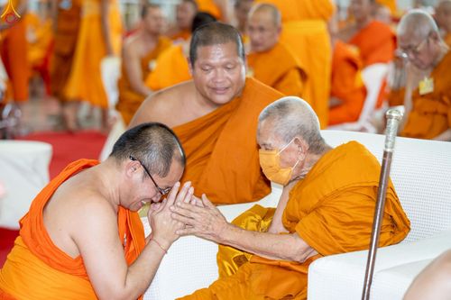 ภาพ No.235906:วันที่ 3 สิงหาคม พ.ศ. 2568 ภาพบรรยากาศ การต้อนรับปฎิสันถาร ของคณะสงฆ์ ในวันสมาธิโลก พิธีถวายมหาสังฆทาน 2,000 กว่าวัด ณ วัดพระธรรมกาย