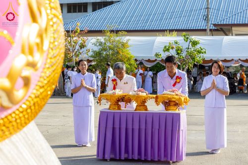 ภาพ No.211336:วันอาทิตย์ที่ 16 มีนาคม พ.ศ. 2568 ธรรมยาตราอัญเชิญพระบรมสารีริกธาตุ รอบเมืองปัตตานี ประดิษฐาน ณ ปทุมเจดีย์ เจดีย์พระพุทธเจ้า 5 พระองค์  ศูนย์อบรมเยาวชนปัตตานี
