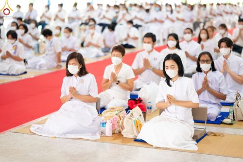 ภาพ No.84981:พิธีเจริญพระพุทธมนต์และพิธีสักการะ รูปเหมือนพระมงคลเทพมุนี (สด จนฺทสโร) ในวันที่ 5 สิงหาคม พ.ศ. 2566 ณ วัดพระธรรมกาย จ.ปทุมธานี เพื่ออัญเชิญประดิษฐาน  ณ วิหารพระมงคลเทพุนี (สด จนฺทสโร) ศูนย์ปฏิบัติธรรมภาคใต้ อ.บางกล่ำ จ.สงขลา