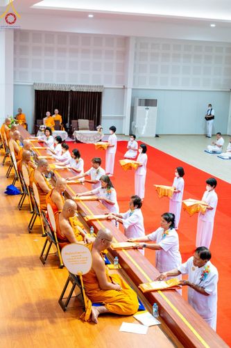 ภาพ No.87069:พิธีทักษิณานุปทานแด่บรรพชนตระกูลผ่องสวัสดิ์ และหมู่ญาติที่ล่วงลับไปแล้ว ณ มหาเจดีย์ทัตตชีโว ศูนย์อบรมเยาวชนกาญจนบุรี วันที่ 31 สิงหาคม พ.ศ. 2566