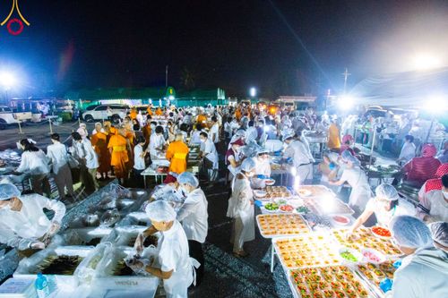 ภาพ No.109151:พิธีถวายภัตตาหารเป็นสังฆทาน แด่คณะพระธรรมยาตราฯ วันที่ 10 มกราคม พ.ศ. 2567 ณ อนุสรณ์สถานคลองบางนางแท่น อ.สามพราน จ.นครปฐม