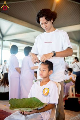 ภาพ No.214255:วันอาทิตย์ที่ 30 มีนาคม พ.ศ. 2568  พิธีปลงผมสามเณรฟื้นฟูทั่วไทย ณ มหารัตนวิหารคด คอร์ 22 วัดพระธรรมกาย จ.ปทุมธานี