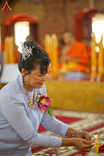 ภาพ No.144321:พิธีถวายเทียนพรรษา, พิธีสืบชะตาหลวง, พิธีถวายสังฆทาน และ พิธีถวายทุนการศึกษา บูชาธรรม ๘๐ ปี พระครูบาไชยบูลย์ ธัมมชโย วันจันทร์ที่ ๑๕ กรกฏาคม พ.ศ. ๒๕๖๗ ณ วัดราชฐานหลวงหัวข่วง เมืองเชียงตุง สาธารณรัฐแห่งสหภาพเมียนมาร์