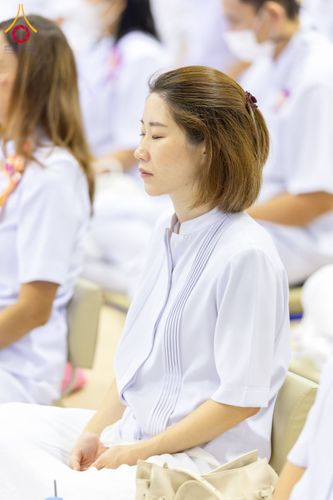 ภาพ No.134016:พิธีบูชาข้าวพระ  ในวันอาทิตย์ต้นเดือนที่ 7 เมษายน พ.ศ. 2567 ณ วัดพระธรรมกาย จ.ปทุมธานี