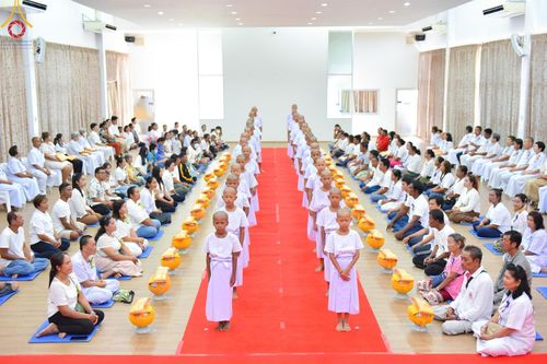 พิธีบรรพชาสามเณร ณ ศูนย์ปฏิบัติธรรมเขาคิชฌกูฏ จ.จันทบุรี วันที่ 4 เมษายน พ.ศ. 2567