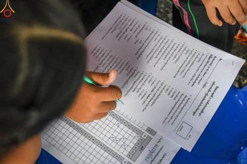 ภาพ No.106848:วันรวมพลังเด็กดี V-Star ผู้นำฟื้นฟูศีลธรรมโลก ยะลา ณ ศูนย์ปฏิบัติธรรมและอบรมเยาวชนเมืองยะลา วันที่ 27 ธันวาคม พ.ศ. 2566