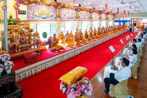 ภาพ No.117220:พิธีทอดผ้าป่าทำนุบำรุงศาสนสถาน ณ วัดคู้สลอดวุฒิโสภณ ต.คู้สลอด อ.ลาดบัวหลวง จ.พระนครศรีอยุธยา วันที่ 23 มกราคม พ.ศ. 2567