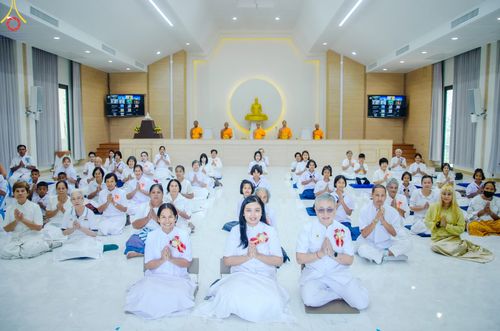 ภาพ No.83073:พิธีทอดผ้าป่าและพิธีตอกเสาเข็มมงคลสถาปนา  กุฏิพระผู้ปราบมาร  พระมงคลเทพมุนี (สด จนฺทสโร)  ณ ศูนย์ปฏิบัติธรรมพัทลุง อ.เขาชัยสน จ.พัทลุง ในวันเสาร์ ที่ 24 มิถุนายน พ.ศ.2566