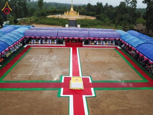 ภาพ No.174071:พิธีวางศิลาฤกษ์มหาสมบัติ โปรยรัตนชาติบ่อมงคลเศรษฐี ติดแผ่นทอง ลูกนิมิต - ช่อฟ้า เพื่อสถาปนาสร้างอุโบสถ บูชาธรรม 80 ปีหลวงพ่อธัมมชโย ณ วัดทุ่งเจริญธรรม อ.อมก๋อย จ.เชียงใหม่ วันที่ 8 พฤศจิกายน พ.ศ. 2567